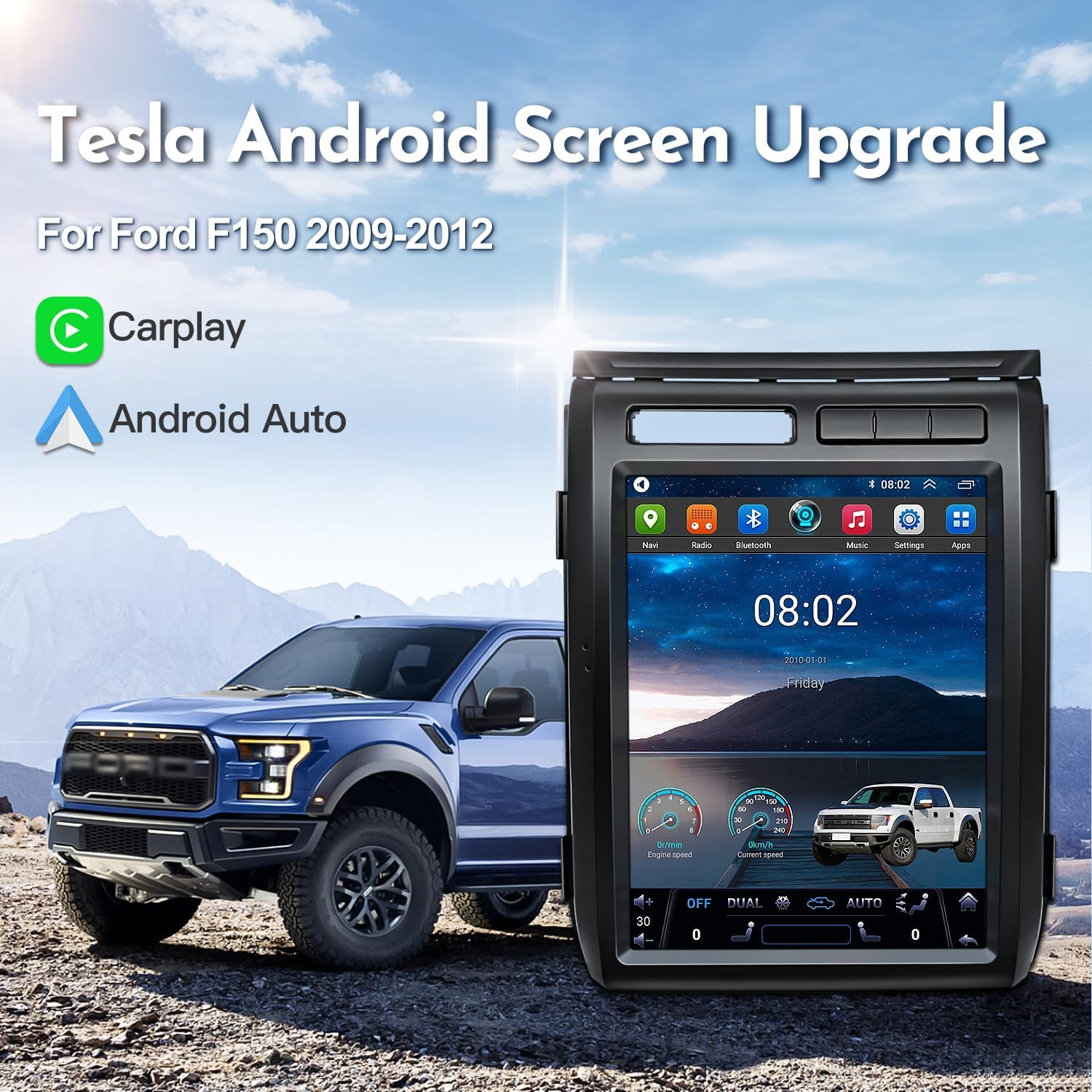 Wiring diagram for CNSTWEI 12.1-inch Carplay Screen Car Radio
