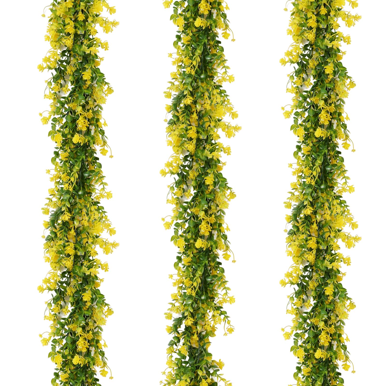 RECUTMS Artificial Hanging Garland Fake Eucalyptus Artificial Plants Vines