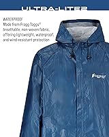 Vista 4 de FROGG TOGGS Chaqueta de lluvia impermeable transpirable Ultra-lite2 de 2 capas para hombre
