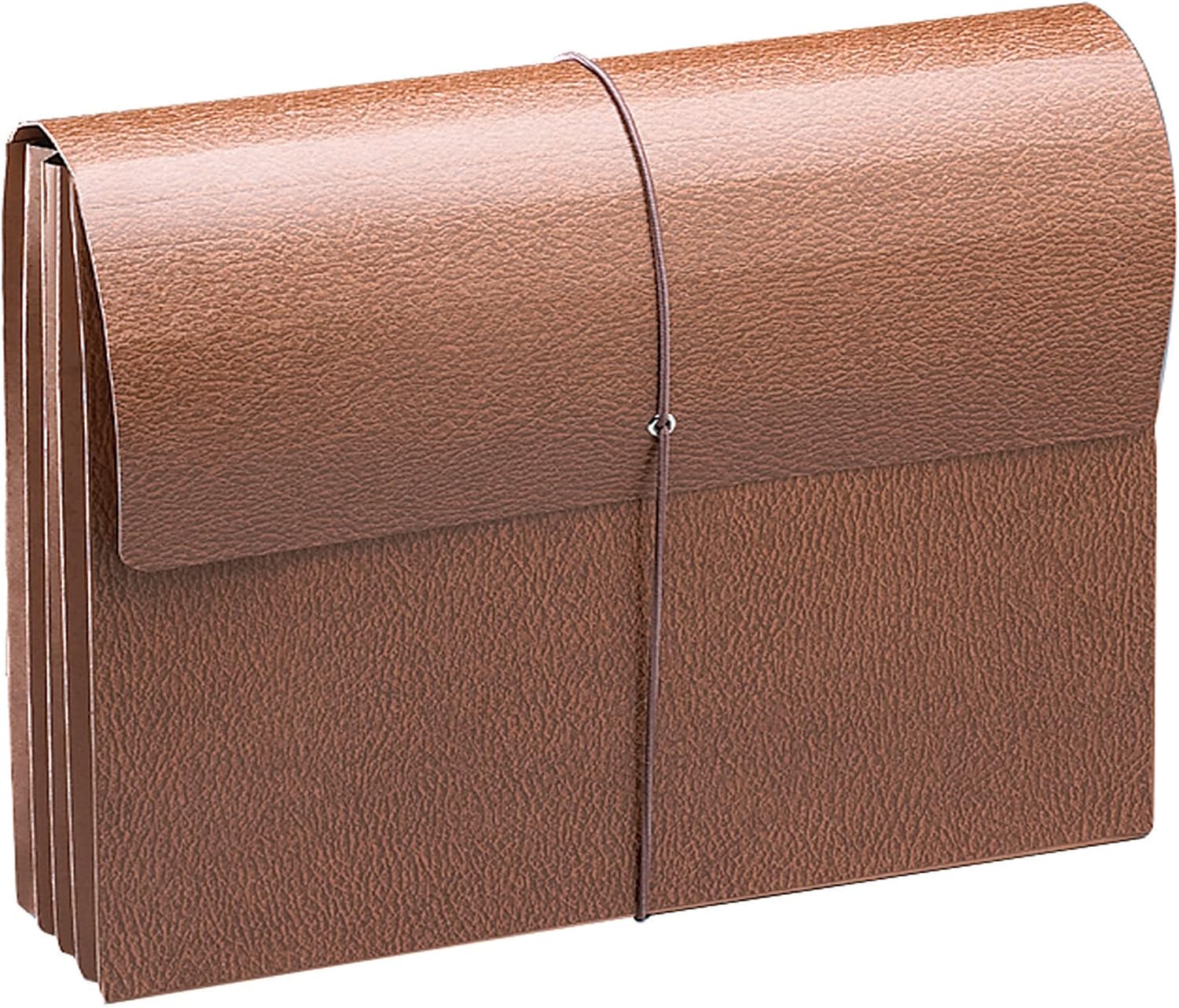 Smead Classic Expanding File Wallet with Flap and Cord Closure, 3-1/2 Expansion, Legal Size, Redrope, 10 per Box (71356)