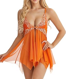 orange babydoll dress
