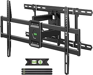 USX MOUNT UL Listed TV Wall Mount for 42"-85" TVS, Fits 16" 18" or 24" Studs, Full Motion Wall Mount Swivel Tilt Extension TV Bracket with Dual Articulating Arms, Max VESA 600x400mm, Load 110lbs