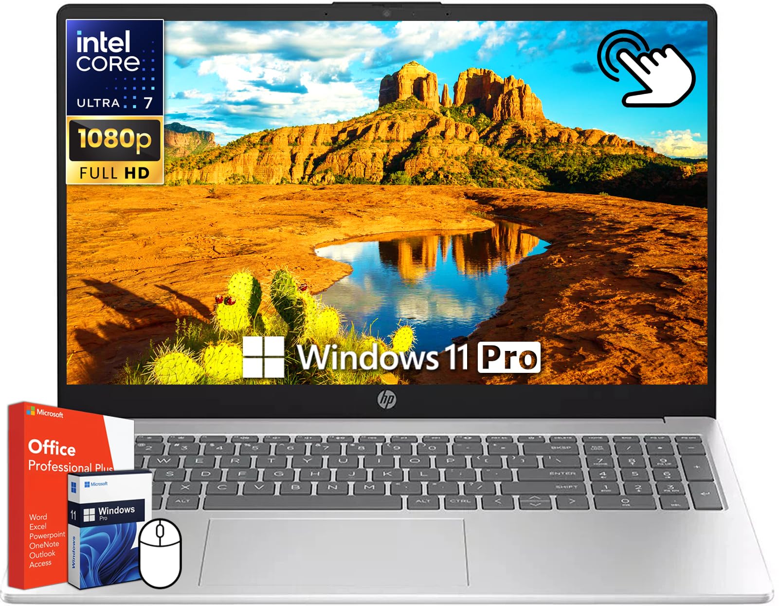 Amazon.com: HP 15.6 inch Touchscreen Business Laptop, 15.6