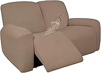 Vista 30 de Easy-Going - Funda 100 % impermeable doble para sofá reclinable, diseño jacquard, en 1 pieza, a prueba de derrames, para niños, mascotas, perros