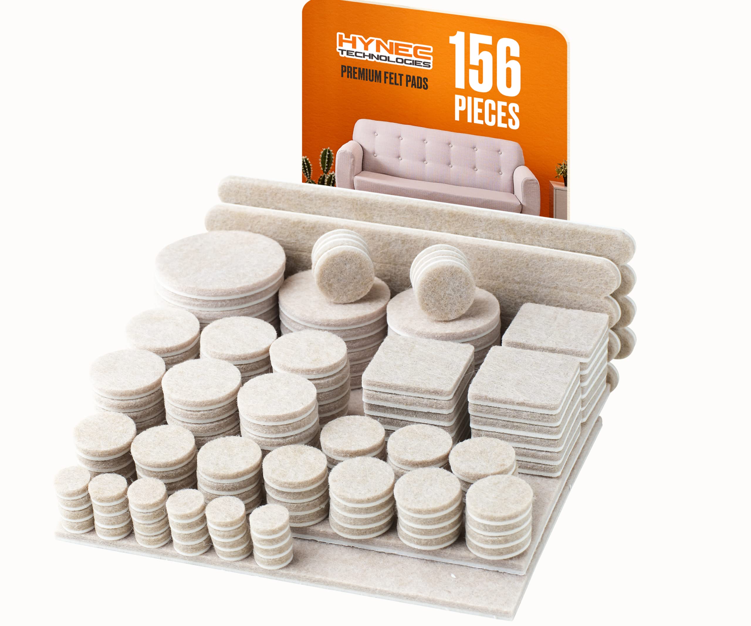 Buy Hynec Tech furniture pads floor protectors Felt Furniture Pads for