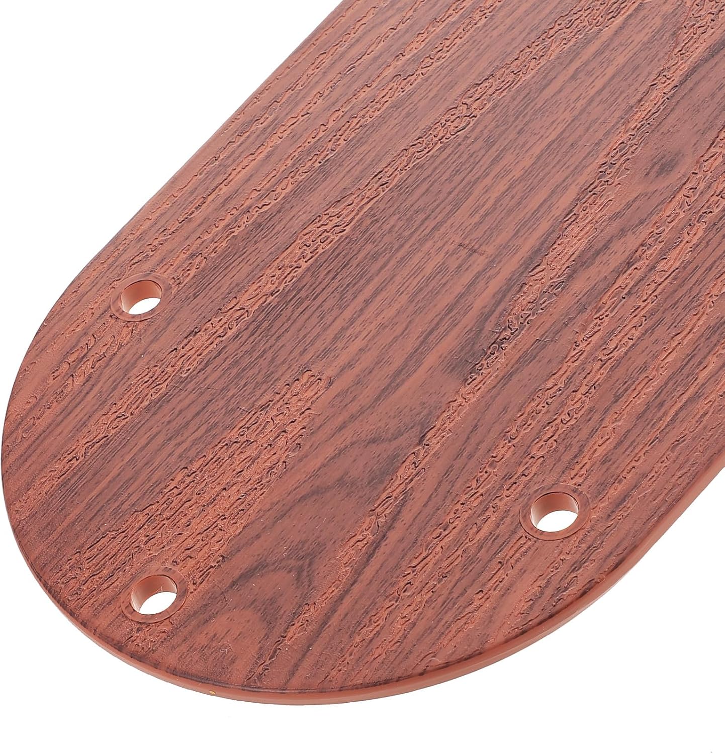 NUOBESTY Single Ceiling Fan Blade Replacement 21 Inch Plastic Fan Leaf with Wood Grain Texture, Waterproof Parts for Indoor Outdoor Home, Fits Standard Arms Brown 1 Pc