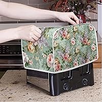 Vista 178 de Marbling Butterfly Print 2 Slice Toaster Dust Cover, Kitchen Small Appliance, Anti Dust and Fingerprint Bread Machine Cover