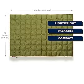 Get Out Gear Mega Puffy Down Blanket (Olive)