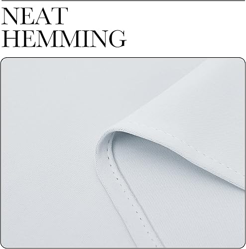 Miniatura 8 de NICETOWN - 2paneles de cortinas con aislamiento térmico y oscurecimiento para dormitorio, diseño moderno, protección de la privacidad, 42pulgadas de