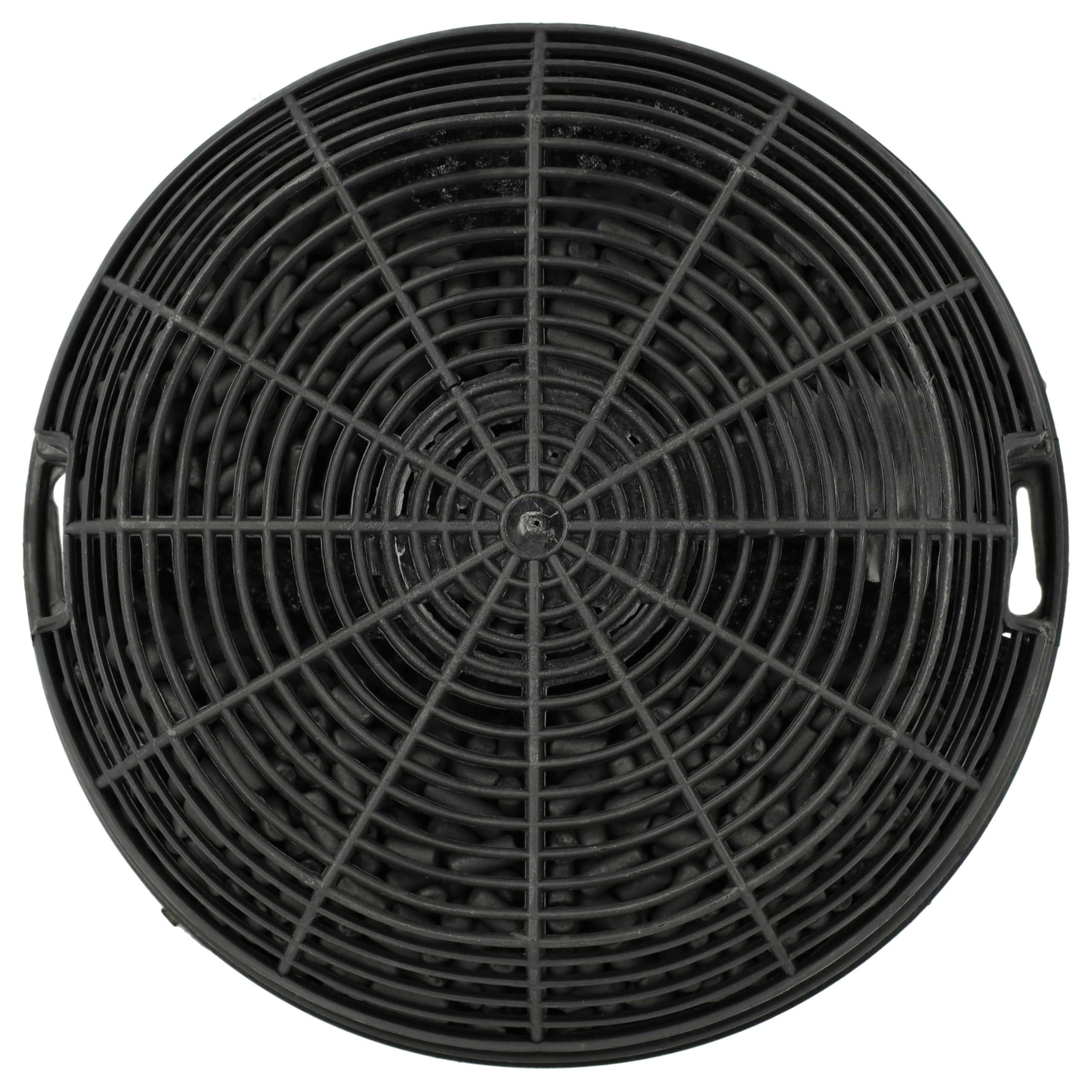 vhbw 4x filtro a carboni attivi sostituisce Electrolux Modell47, Type47, F00479, F004791S per cappe aspiranti - 15,3 cm