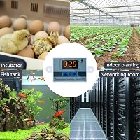 Greluma 2db Digitális Termosztát -50°C-110°C Vízálló Szenzorral Fűtés Hűtés 7
