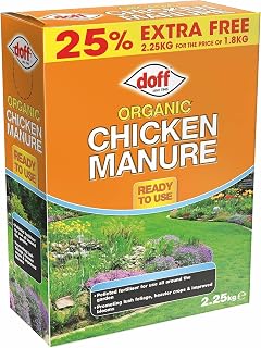 Doff Organic Pelleted Chicken Manure Fertiliser, Orange