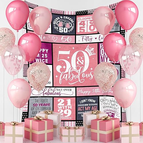 Miniatura 3 de Regalos de 50 cumpleaños para mujeres, regalos de 50 años para mujeres, regalo de cumpleaños de 1975 para mujer, regalo para cincuenta mujeres,