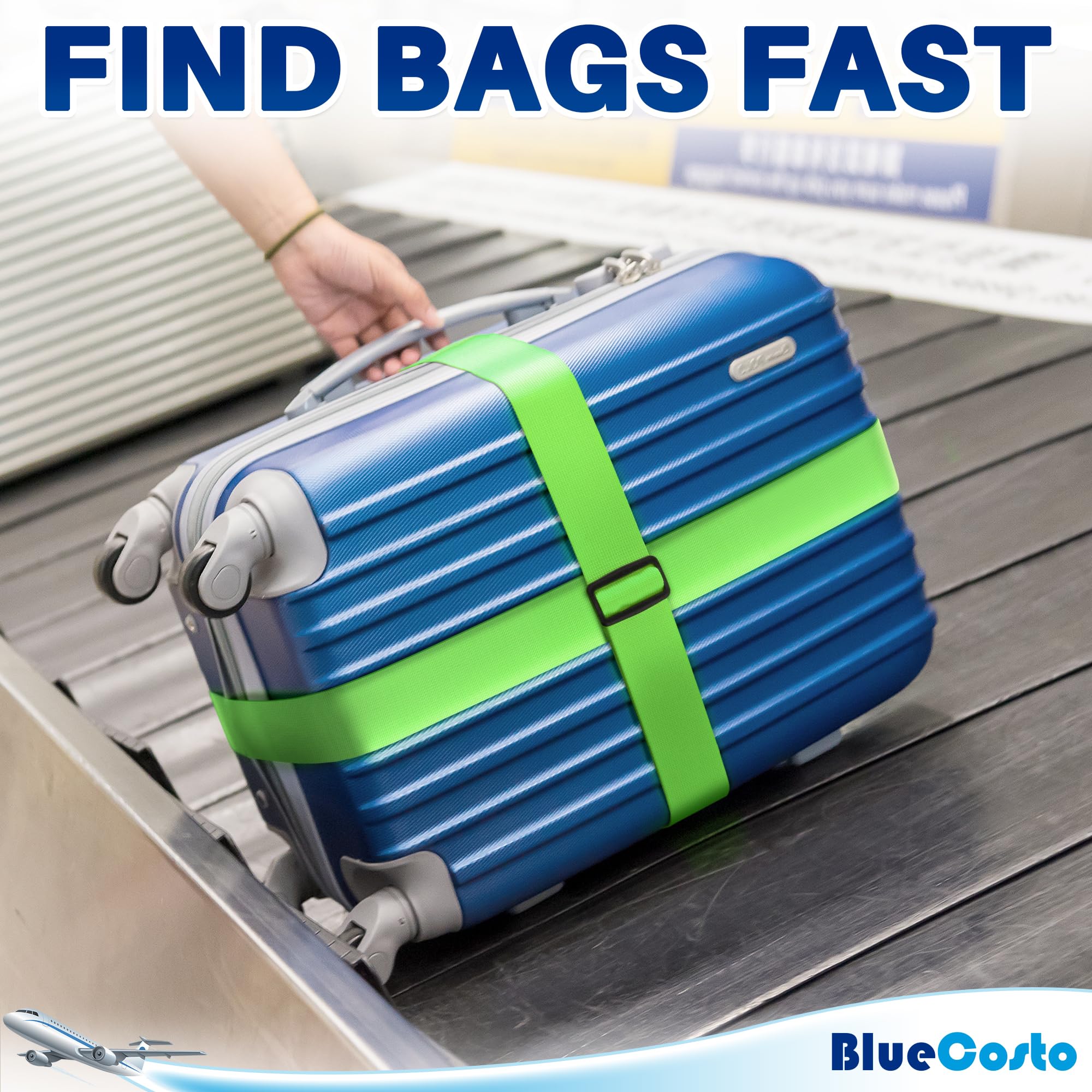 Sangle De Bagage De Voyage Portable élastique Réglable Pour Valise, Accessoire De Voyage D'aéroport Avec Boucle Pour Bagage, Sac à Main