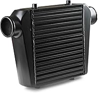 Vista 1 de Frostbite - Intercooler universal de aire a aire, 11 x 12 x 3, color negro