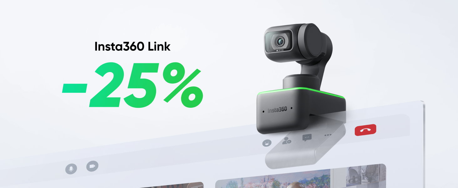 Amazon.co.jp: Insta360 Link三脚キット Webカメラ 4K PTZウェブカメラ 