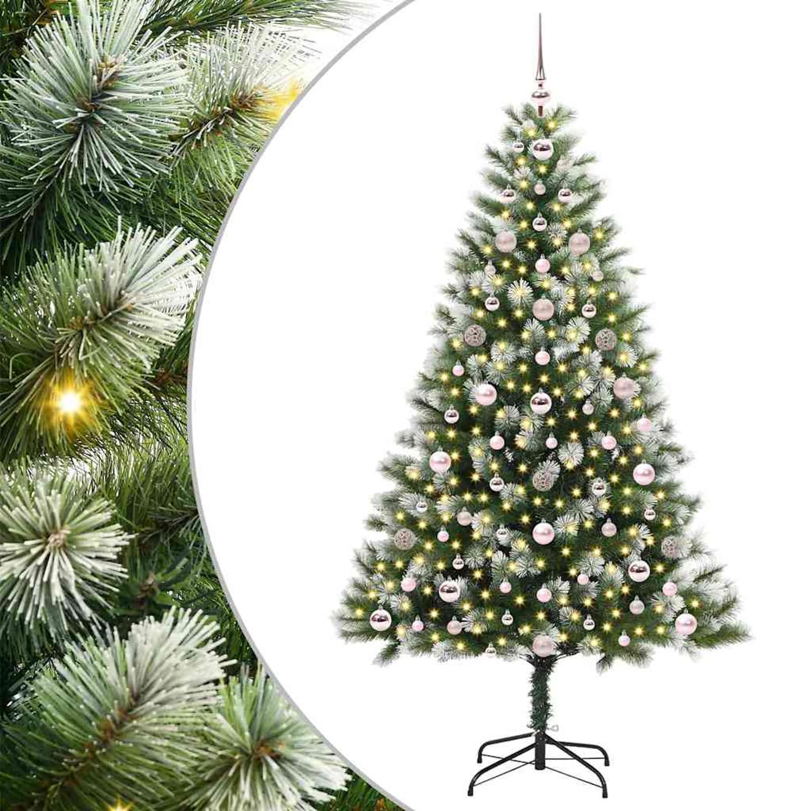 Tidyard Árbol de Navidad Artificial Moderno con Luces LED - Decoración Elegante para Interior y Exterior Modelo YFXQY-3395444ES