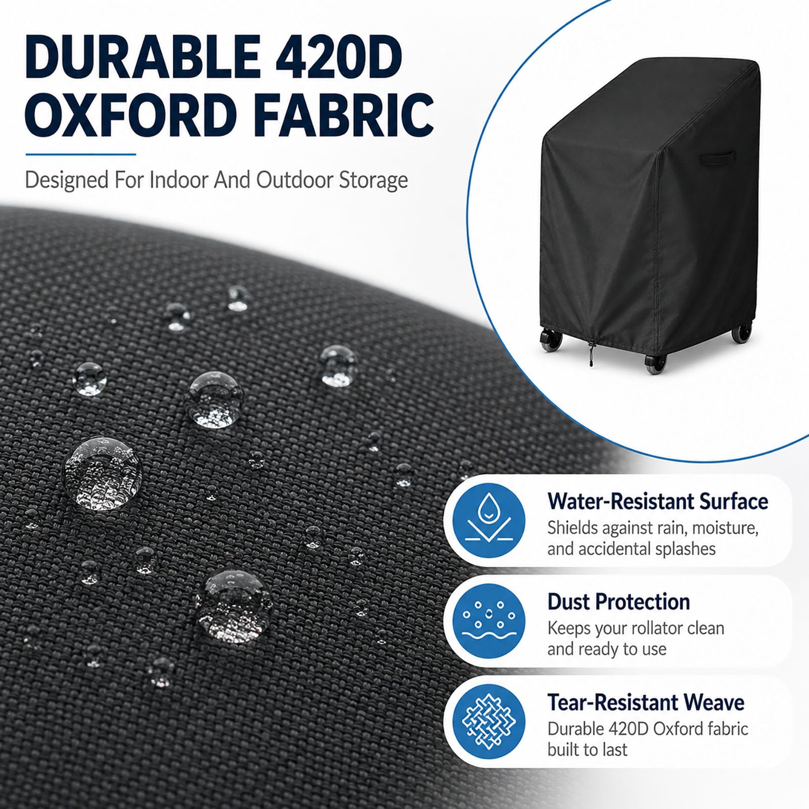 Funda Andador con Ruedas para Karman R-4100