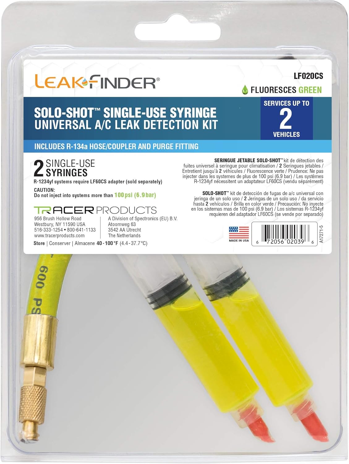 LEAKFINDER LF016 BIGEZ Air Conditioning Refrigerant Leak Detection Kit