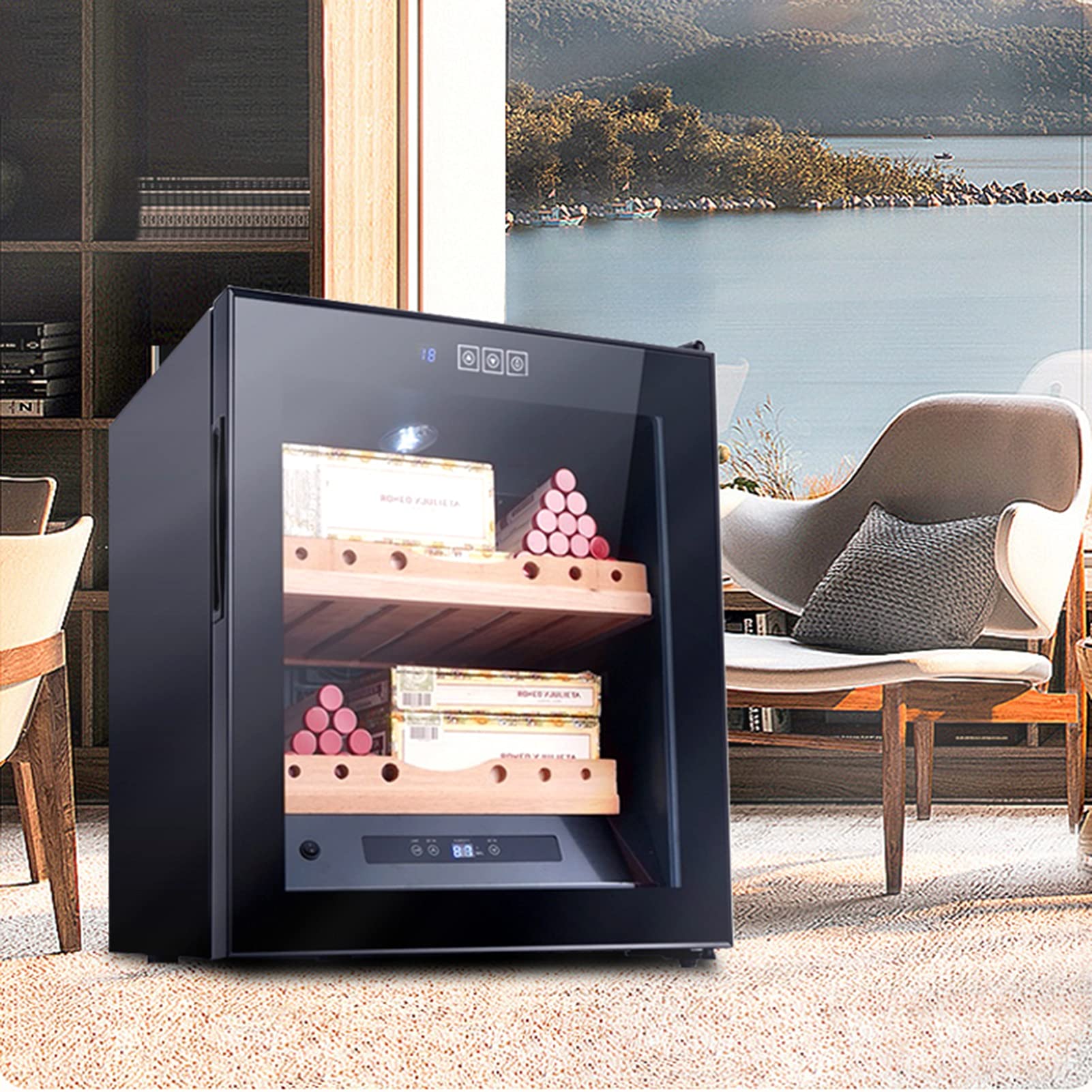 Buy Cigar Humidor 180/200 Cigar Capacity Electronic Free