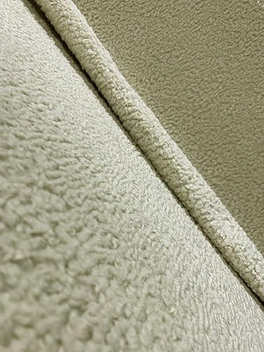Miniatura 2 de Zalea de oveja de pelo alto con respaldo de gamuza GSM655 (para sofá, sillas, decoración) Vendido por The Yard (marfil natural)
