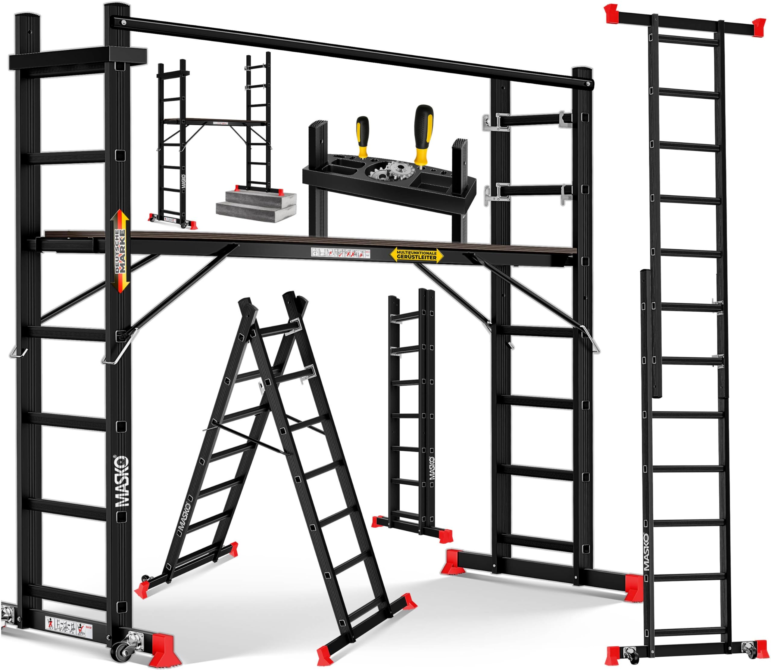 Masko® Construction Scaffolding, Aluminium Scaffolding, Ladder, Work