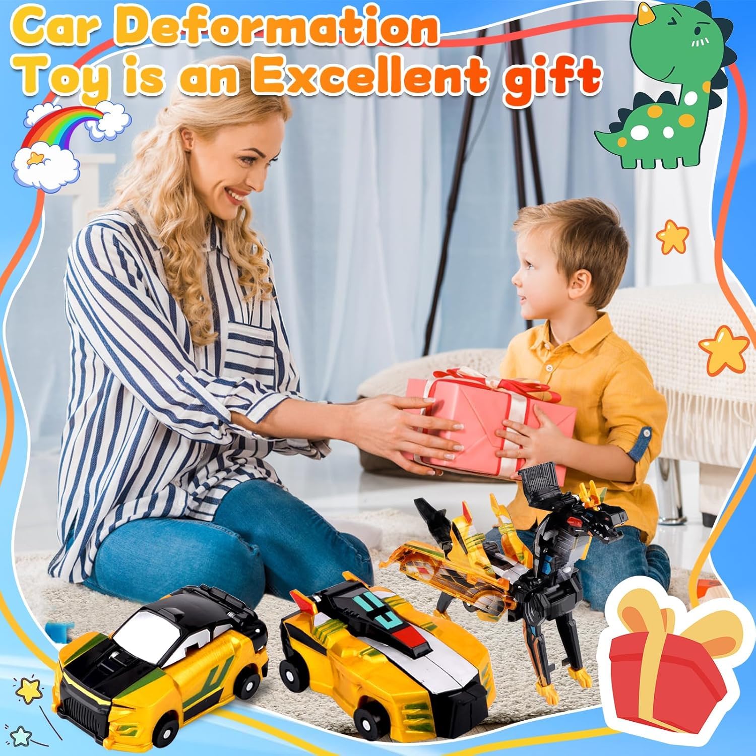 Transformers auto giocattolo e robot armato per bambini • Bambini World
