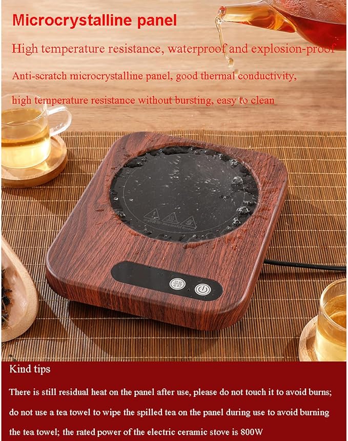 Estufa Vitrocerámica 1 Puesto Compacta 20x16 cm 110V miniatura 7