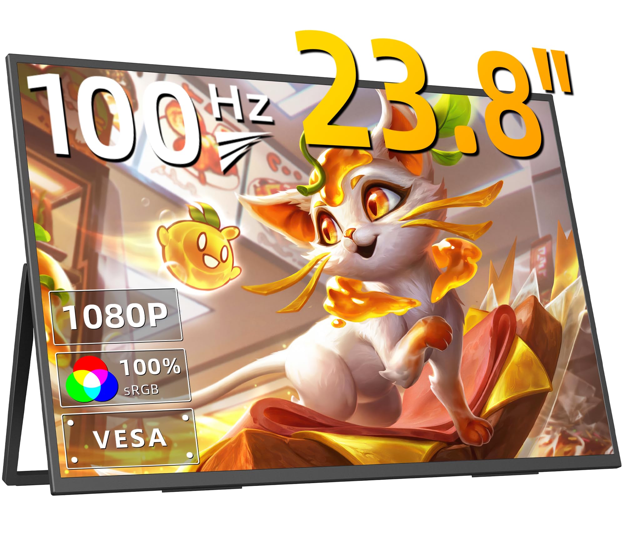 KEEPTIME モバイルモニター 23.8インチ Amazon.co.jp: KEEPTIME Mobile Monitor 23.8 Inch 1080P 100HZ Matte