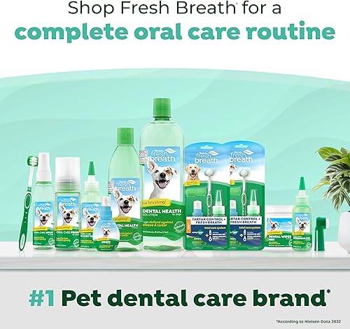 Miniatura 7 de TropiClean Fresh Breath - Kit de cuidado bucal para perros