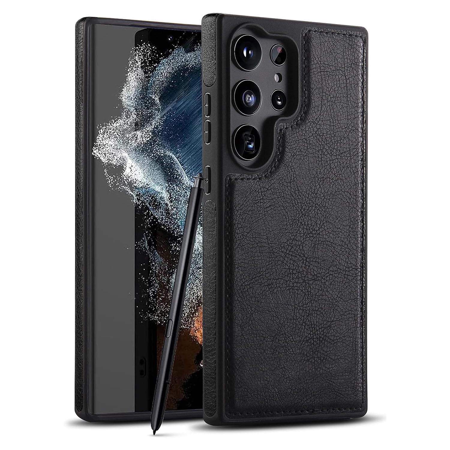 V-TAN Soft Leather case Back Cover Compatible with Samsung S24 Ultra (Black) (B0D4MCY6MK) Amazon Price History, Amazon Price Tracker