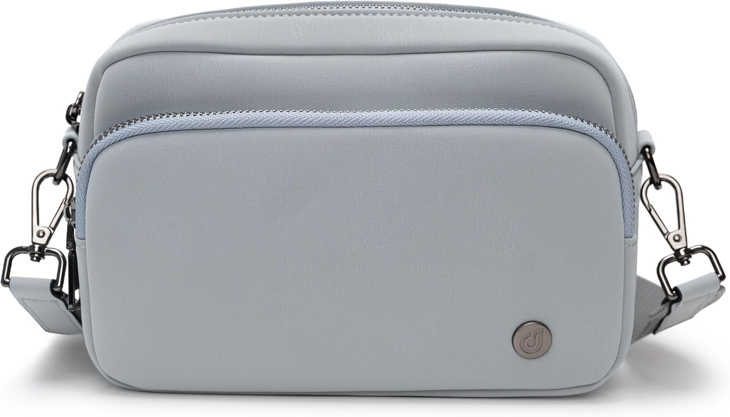 Small Crossbody Bag for Women, Triple Zipper Purse with Card Slots, Lightweight Shoulder Bag for Travel