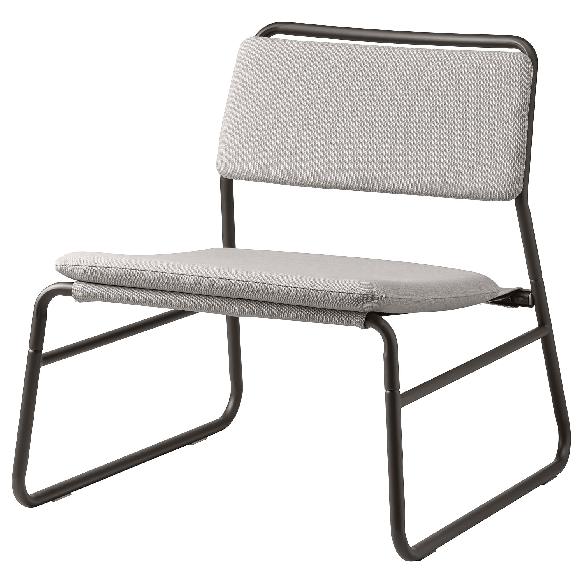 Chaise facile LINNEBÄCK Orrsta gris clair ProTuning fauteuil tissu
