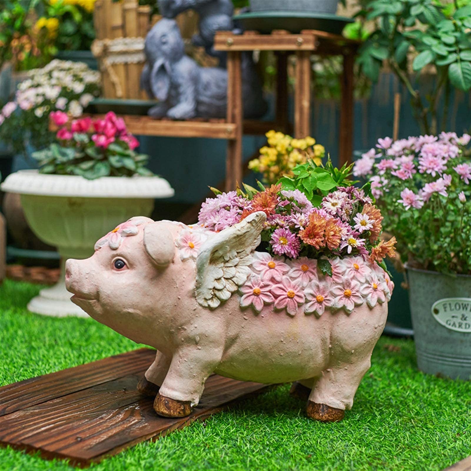 Ornamenti da giardino per esterni Sculture Regalo Decorazione Statua Corti