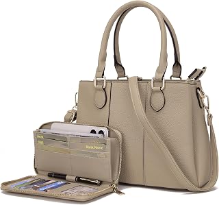 Purses and Wallet Set for Women Satchel Handbag Tote Bag