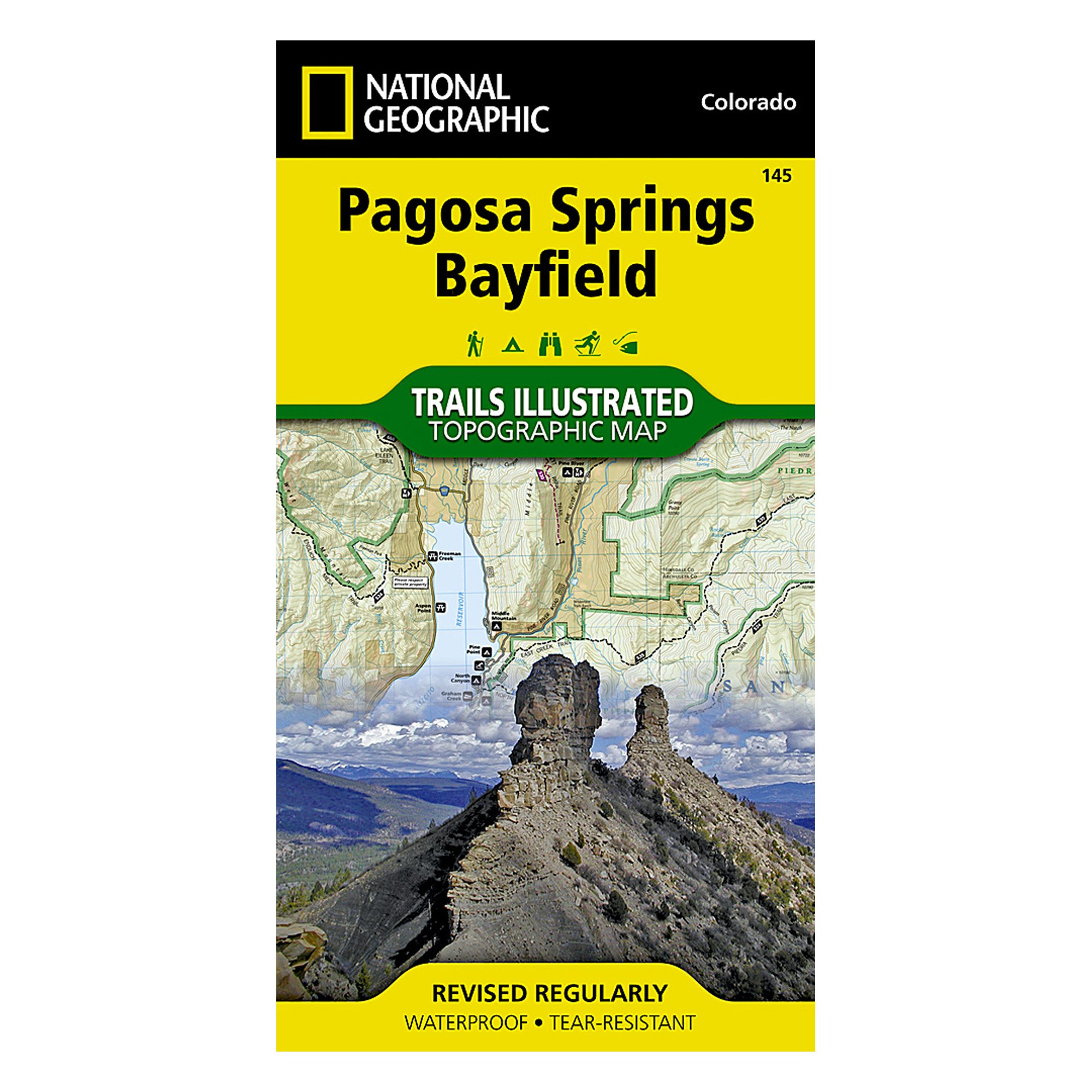 National Geographic Maps Trails Illustrated Map Pagosa Springs/Bayfield