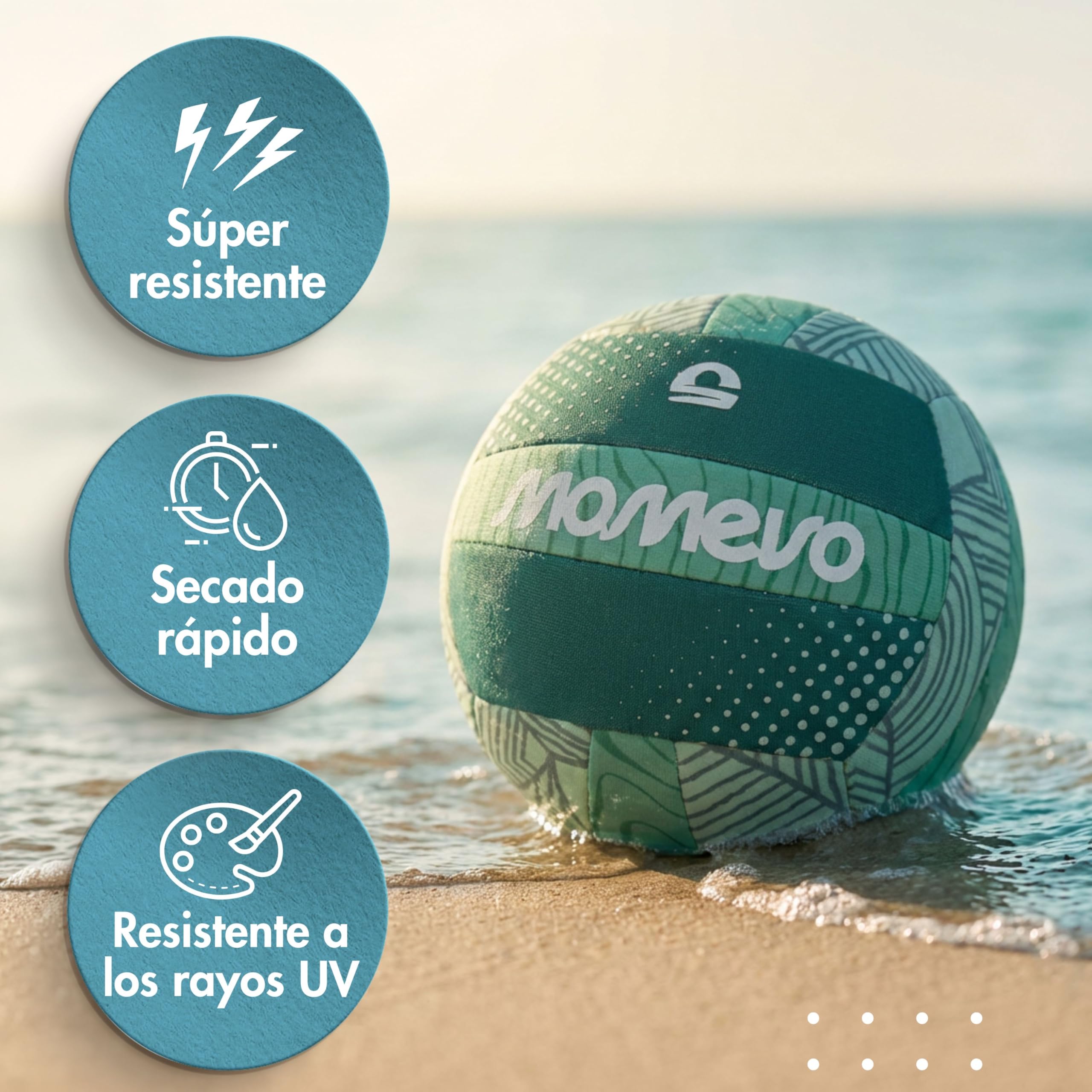 Beachbuddy - Pelota de Agua de Neopreno para niños, diseño de Pelota de fútbol Infantil a Partir de 1 año para Exteriores
