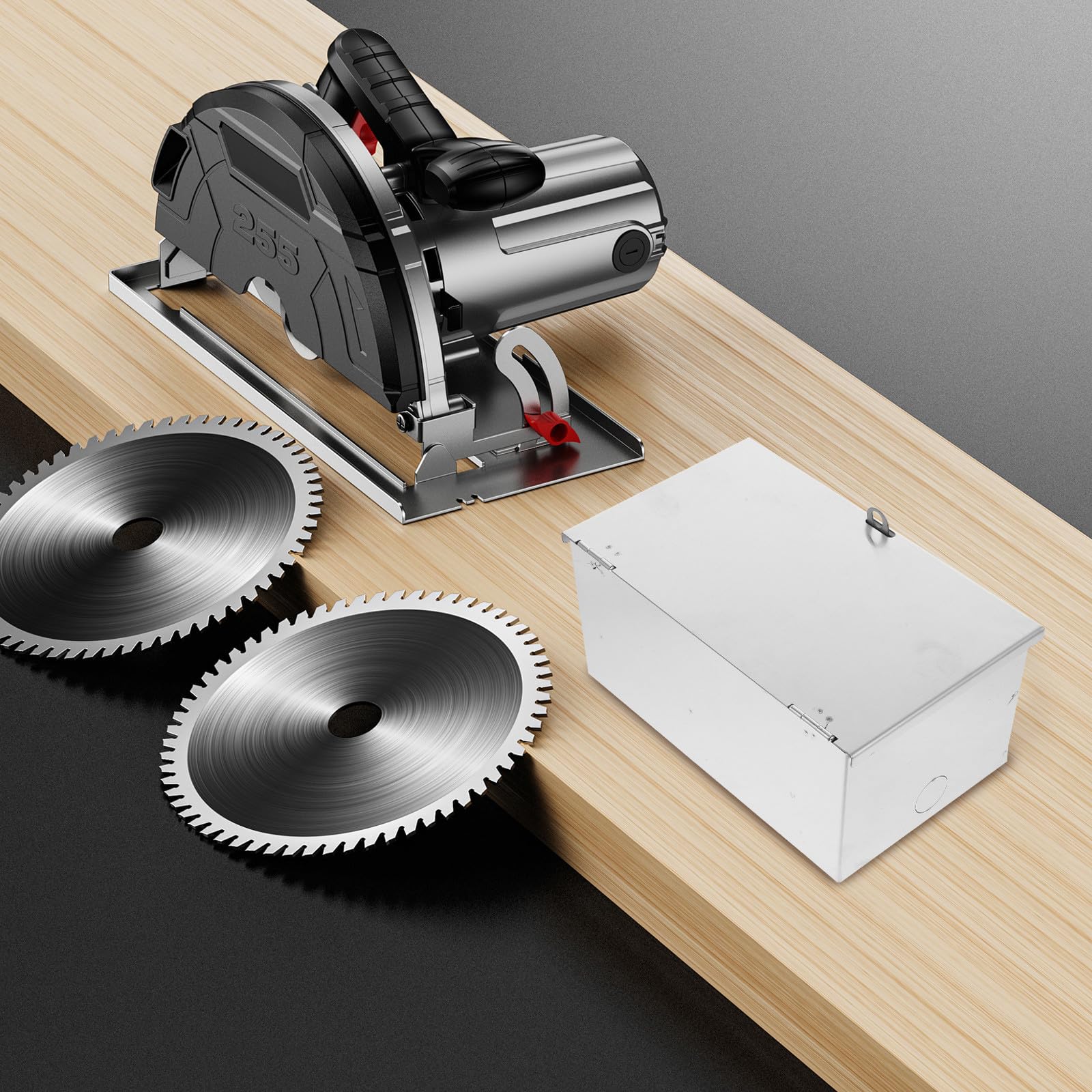 Healeved Caja de Corriente Eléctrica para Exteriores Diseño Único de Sellado y Cerradura, Acero Inoxidable Resistente para Uso en Exteriores y Fábricas