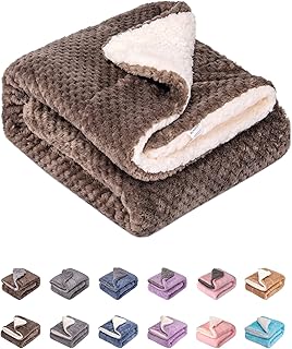 Fuzzy Dog Blanket or Cat Blanket or Pet Blanket, Warm and Soft, Plush Fleece Receiving Blankets for Dog Bed and Cat Bed, Couch, Sofa, Travel and Outdoor, Camping (Blanket (32" x 40"), DW-Eagle Grey)