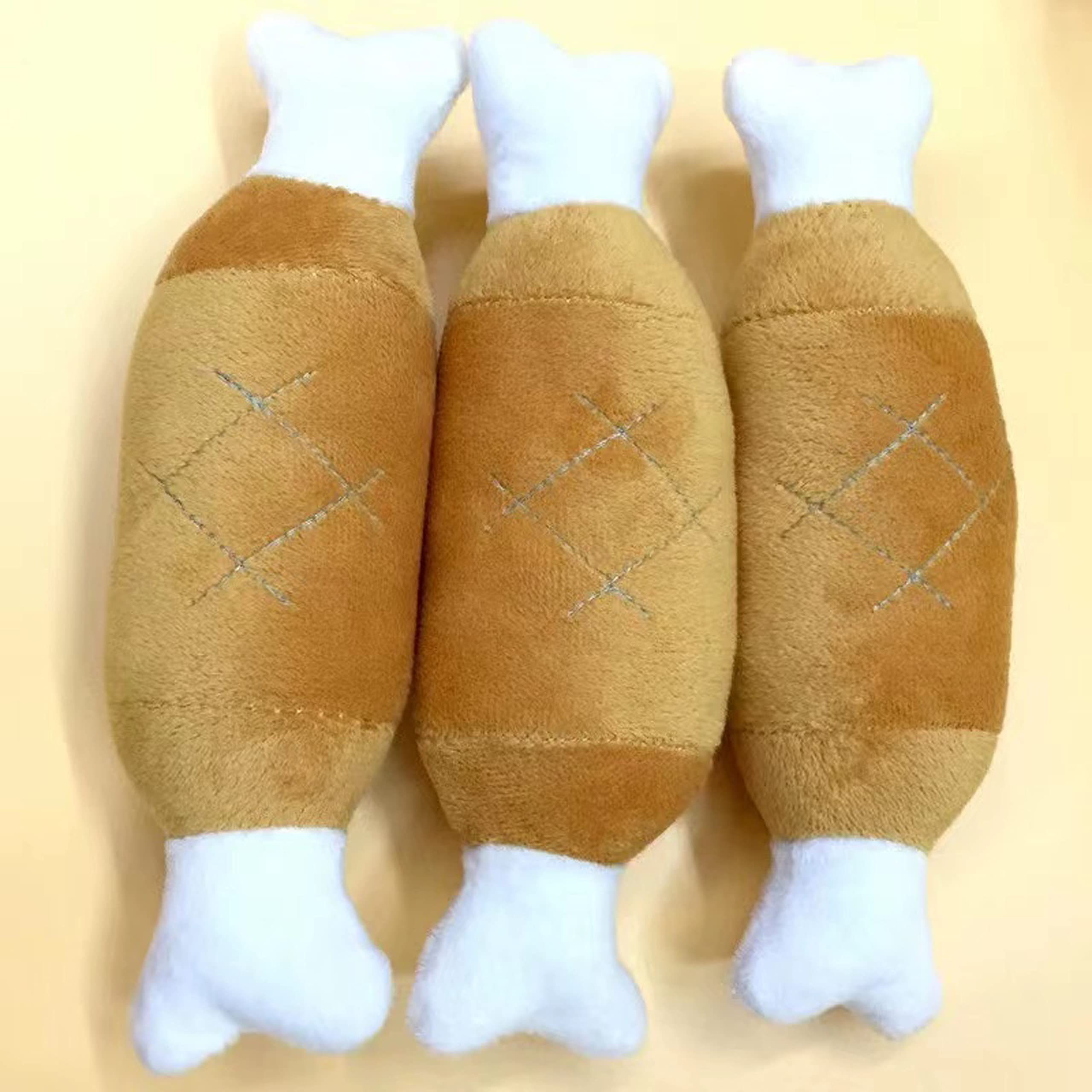 Photo 1 of **BUNDLE OF 4**  Dog Toys, Dog Toys for Aggressive chewers, Squeaky Dog chew Toys for Small and Medium Dogs, Plush Interactive Dog Teeth Cleaning Toys, Dog Toys That Make Sounds