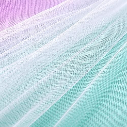 Miniatura 5 de XiDi Dream Star Blackout Curtains for Kids Rooms Girl Princess Curtain for Daughter Bedroom Window (Pink Purple Green, W34 X L72)
