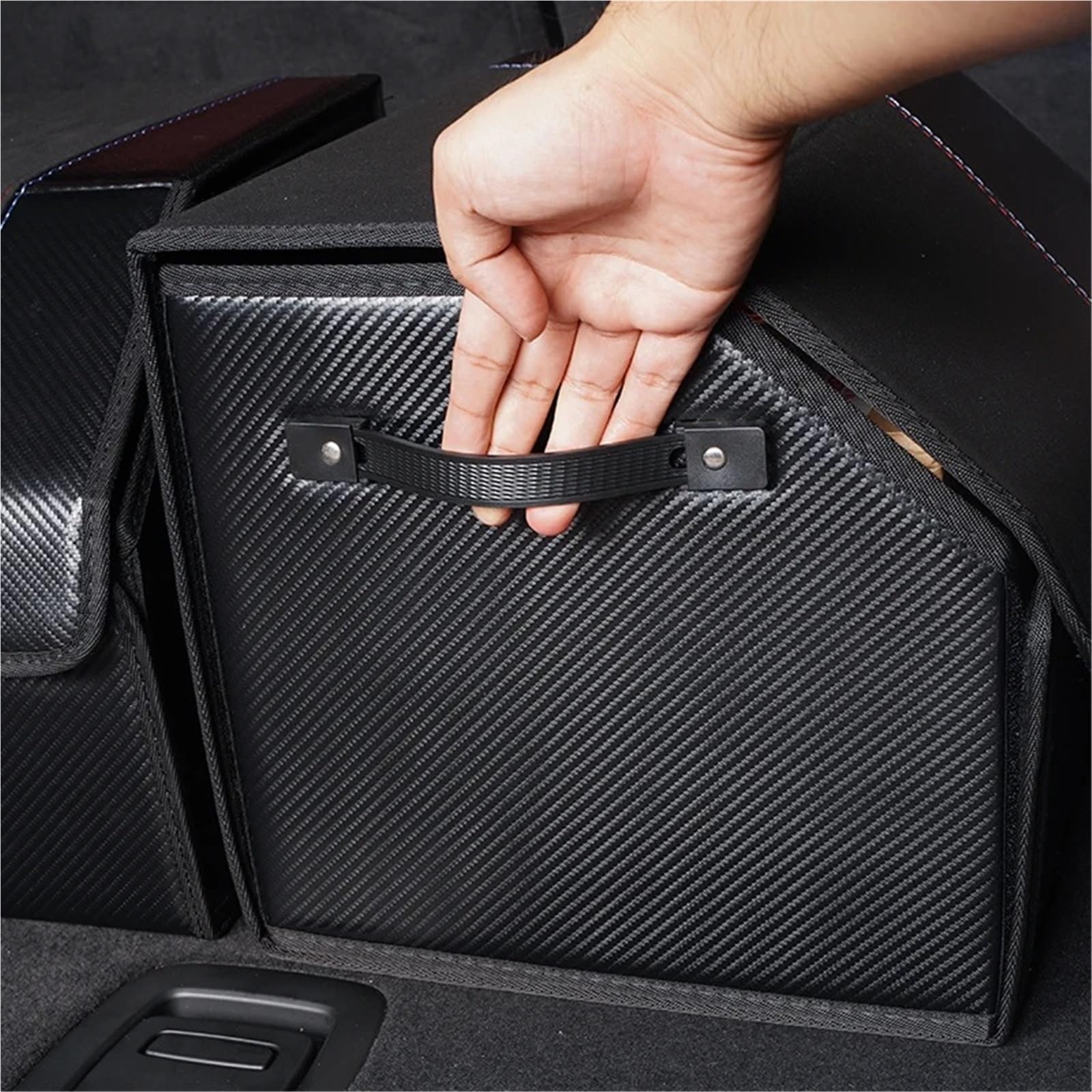 Torba podróżna awaryjna Organizer do bagażnika samochodowego, składany, torba do przechowywania, akcesoria samochodowe, pasuje do Volkswagena VW ID3 T-Cross R Line R Golf(J,L)