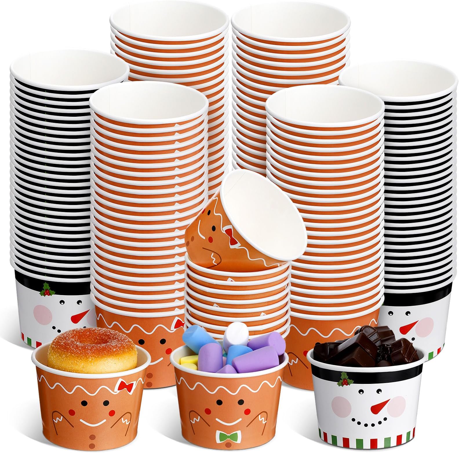 Hsei 120 Pack Halloween Treat Snack Cups 9 oz Halloween Ice