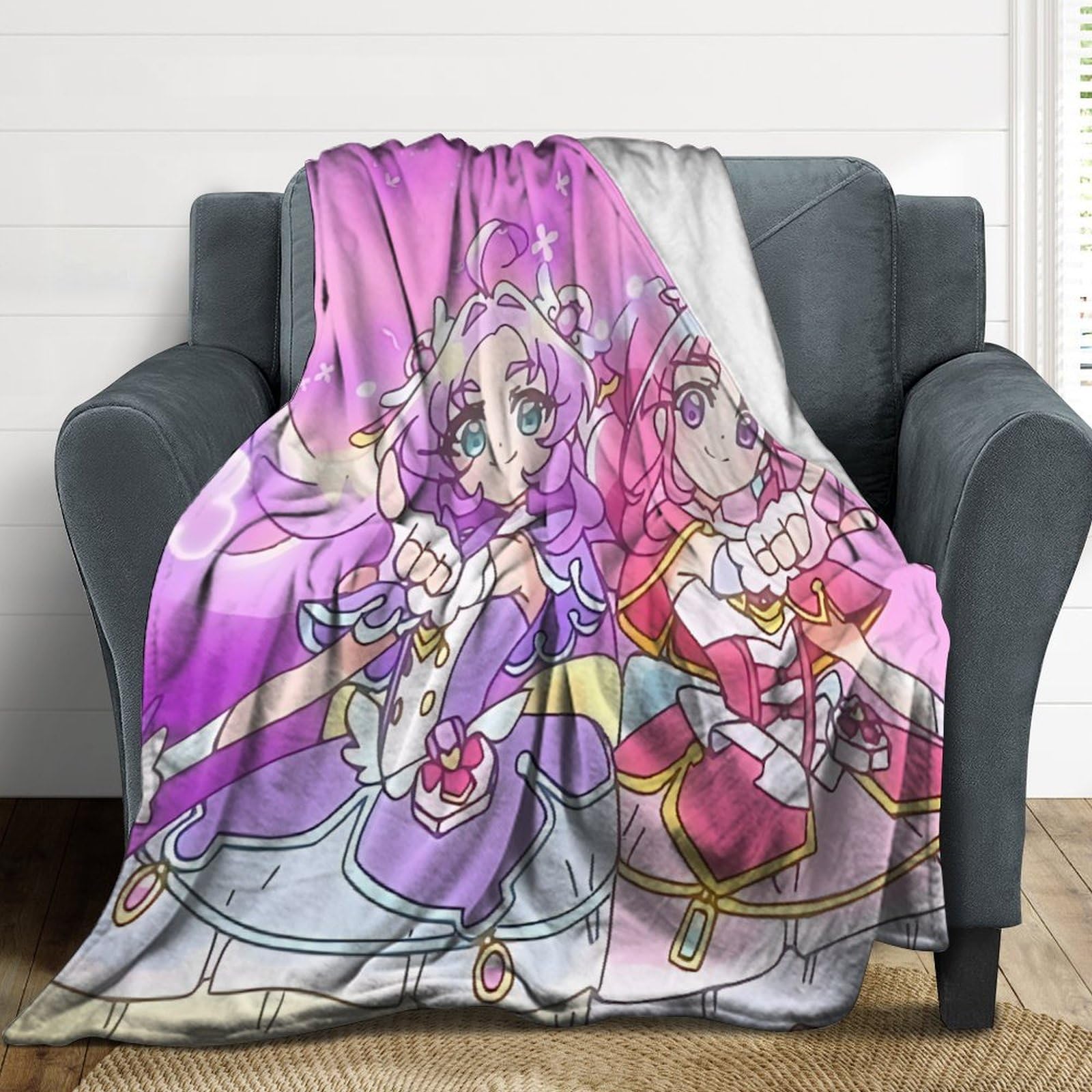 Amazon｜名探偵プリキュア！キュアミスティック 毛布 洗える 軽量 吸湿