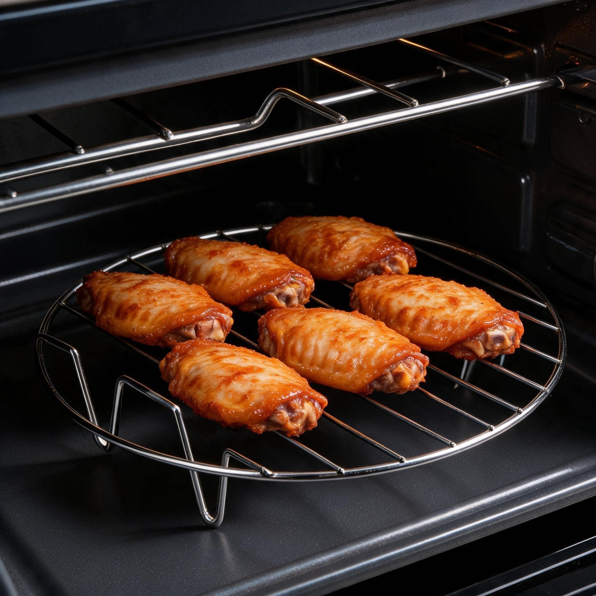Rejilla para acero Inoxidable Air Fryer 19x4.8cm para vapor Rejilla