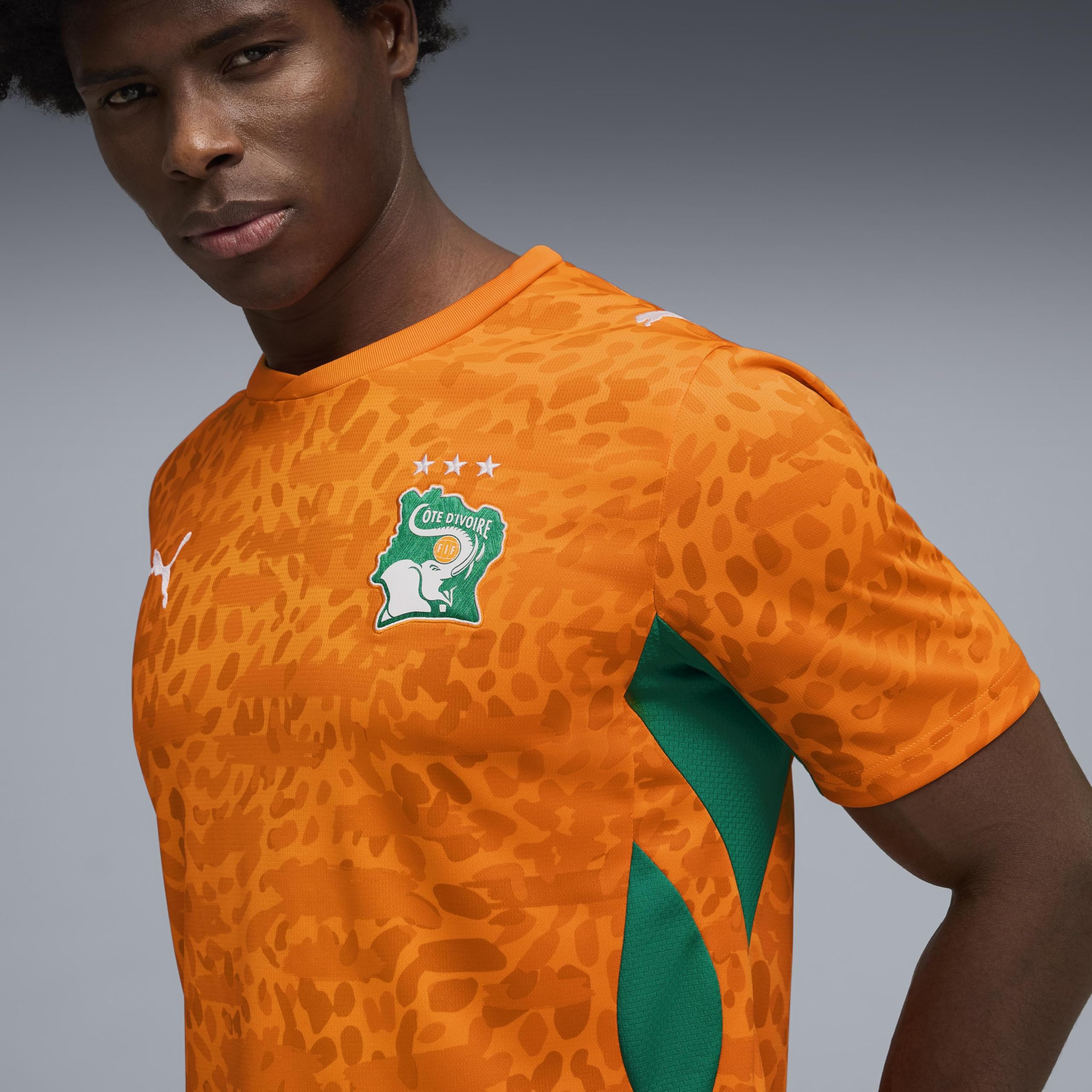 PUMA Męska koszula domowa Wybrzeże Kości Słoniowej Mistrzostwa Świata 2026