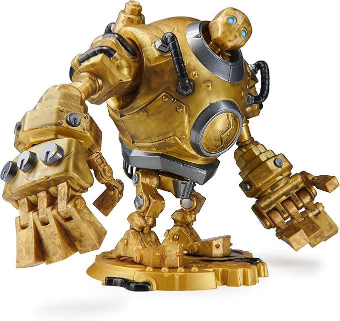 League of Legends, Official 8.5-Inch Blitzcrank Collectible Figure with Base, Premium Details, Champion Collection, Collector Grade, Ages 14 and Up