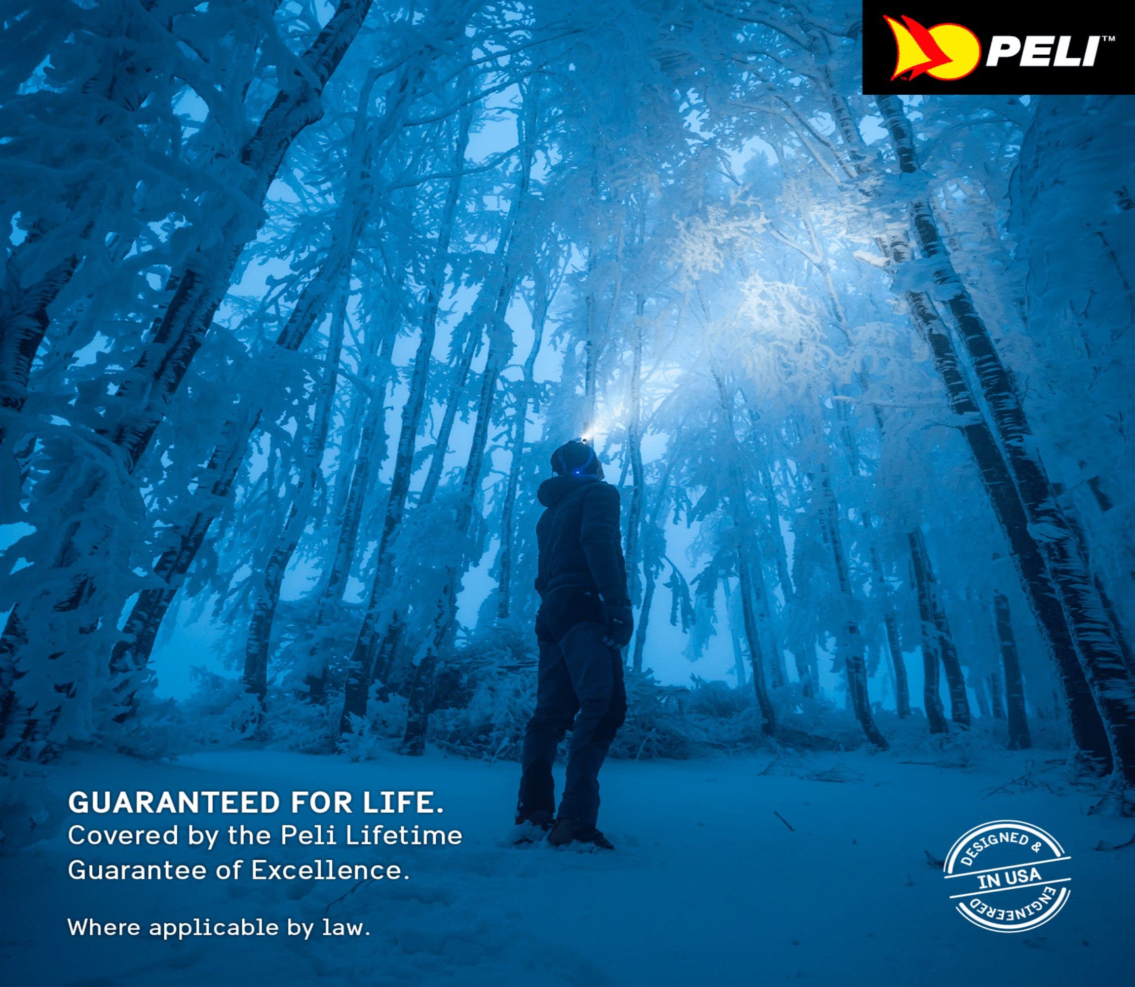 PELI 2690Z0 Linterna LED frontal con certificado ATEX Zona 0, para bomberos y uso industrial, Impermeable IPX7, Color: Negro
