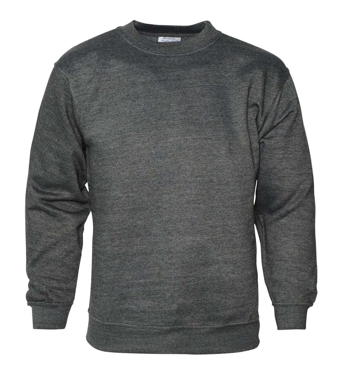 Mens Plain Round Neck Sweatshirt Includes Big Plus Sizes