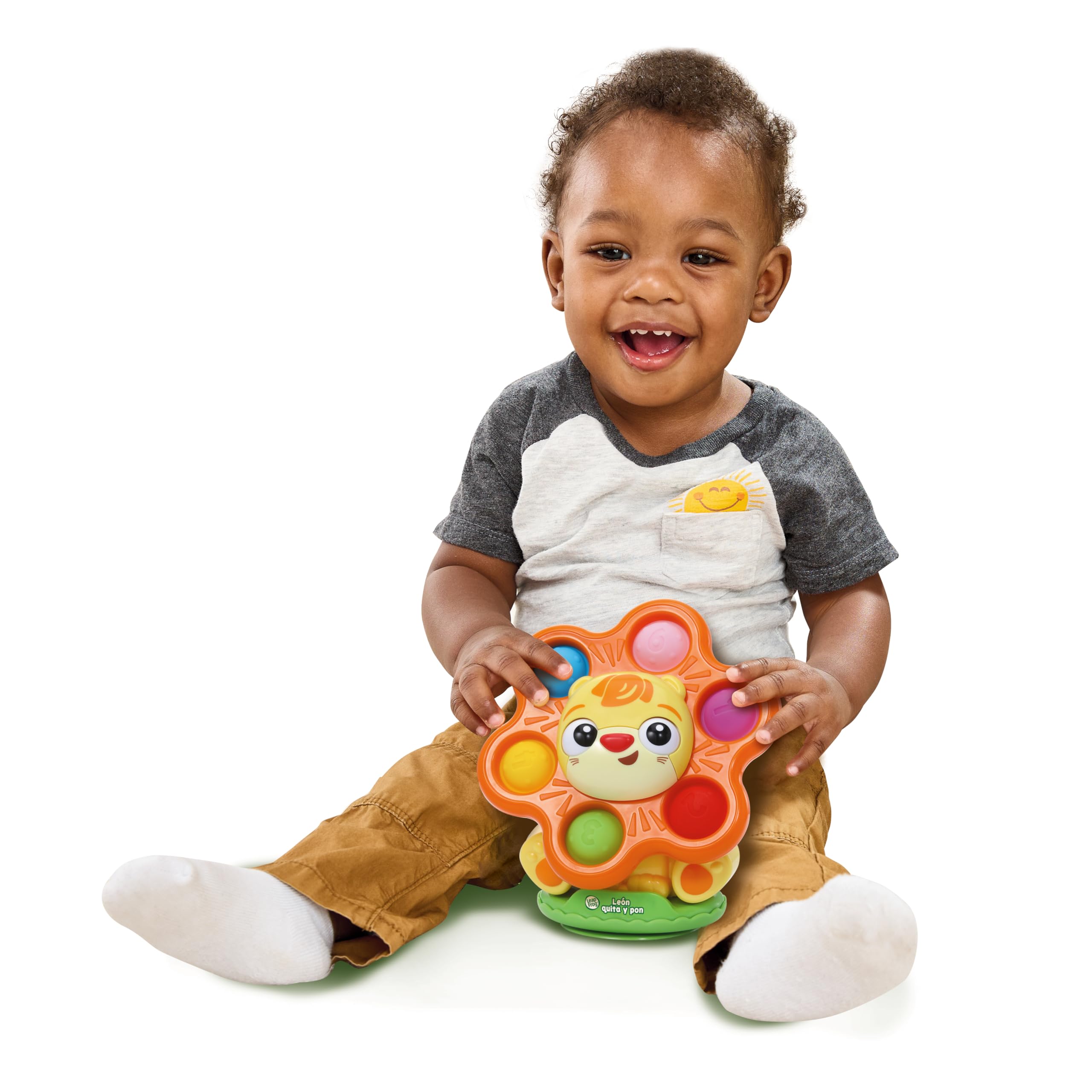 VTech P'tit Lion Tourni'Pop – Jouet Musical Interactif Bébé dès 6 Mois